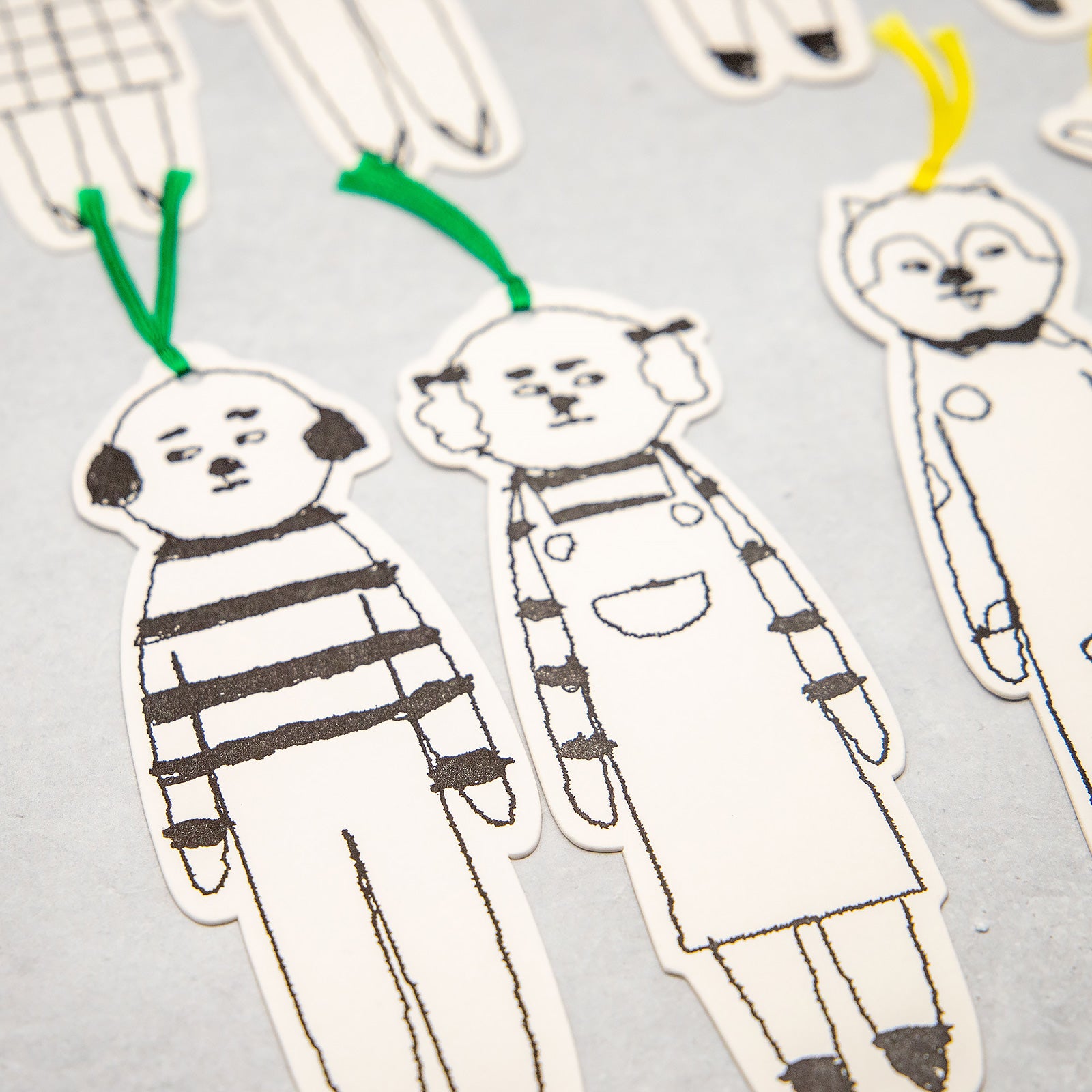 どーぶつしおり二枚入り(弟姉犬)