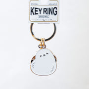 キーホルダー　アニマルキーリング シマエナガ