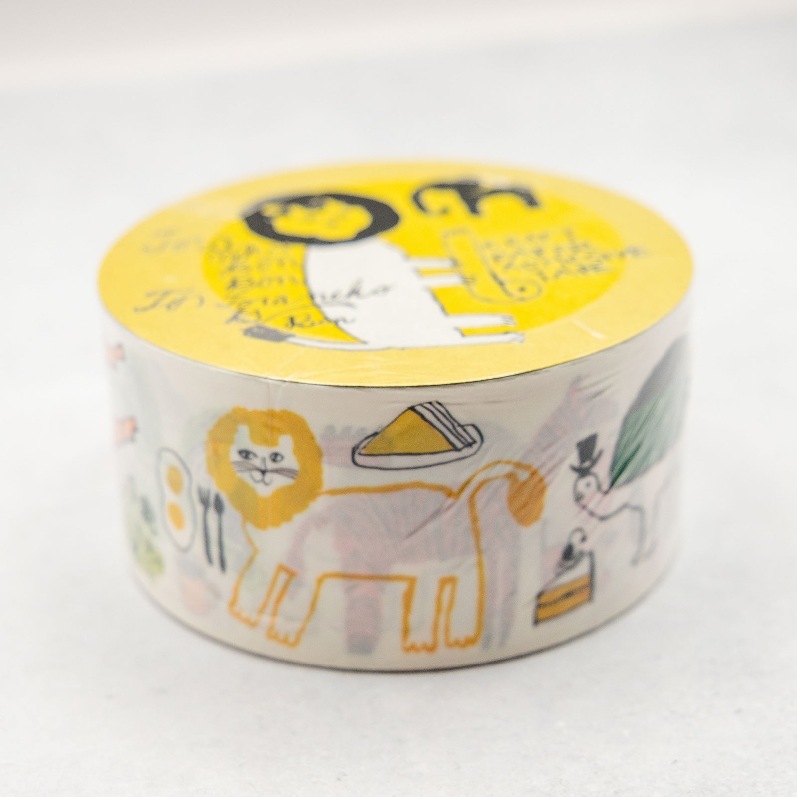 トラネコボンボン　クラフト粘着テープ(Africa)