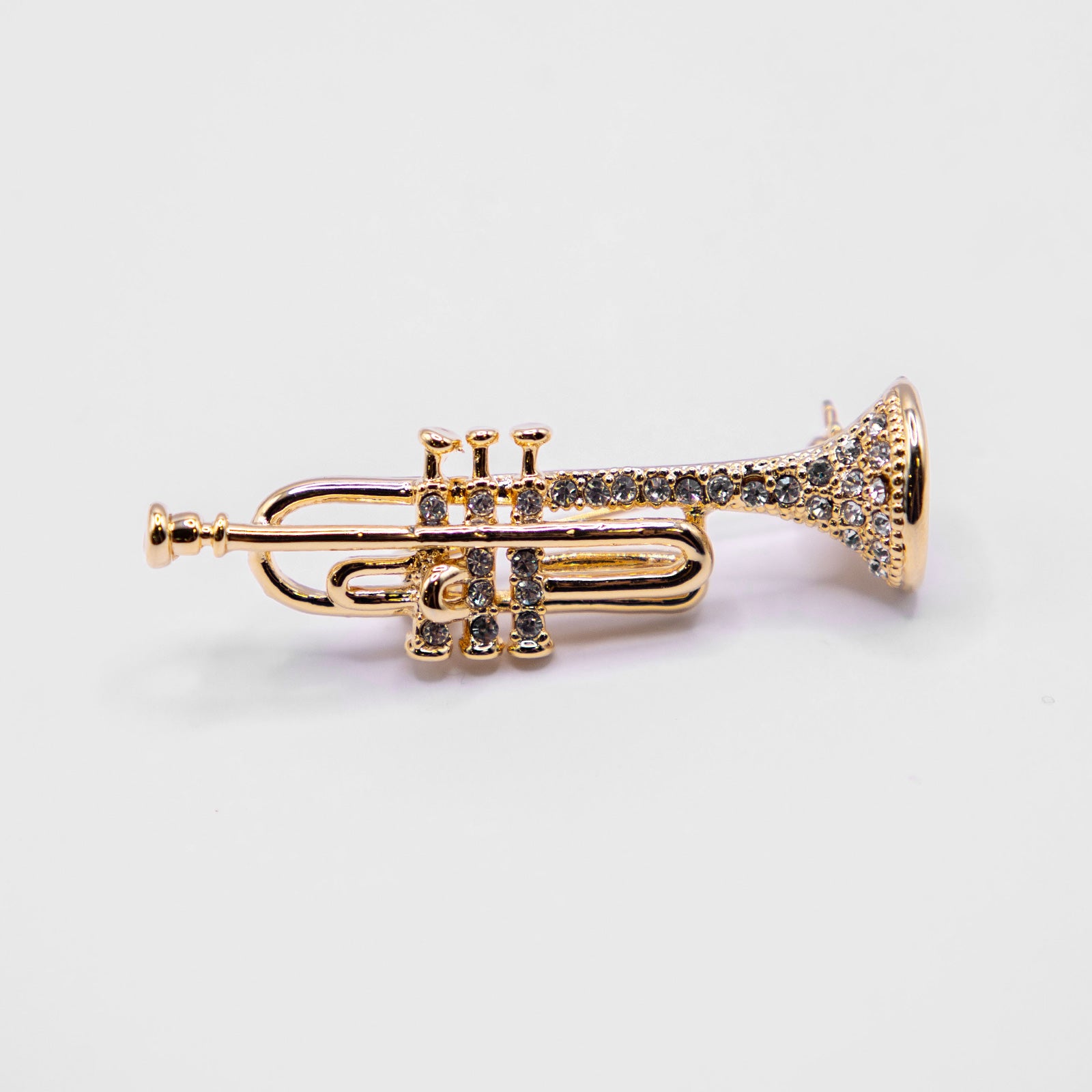 gargle/ガーグル　トランペット　ブローチ