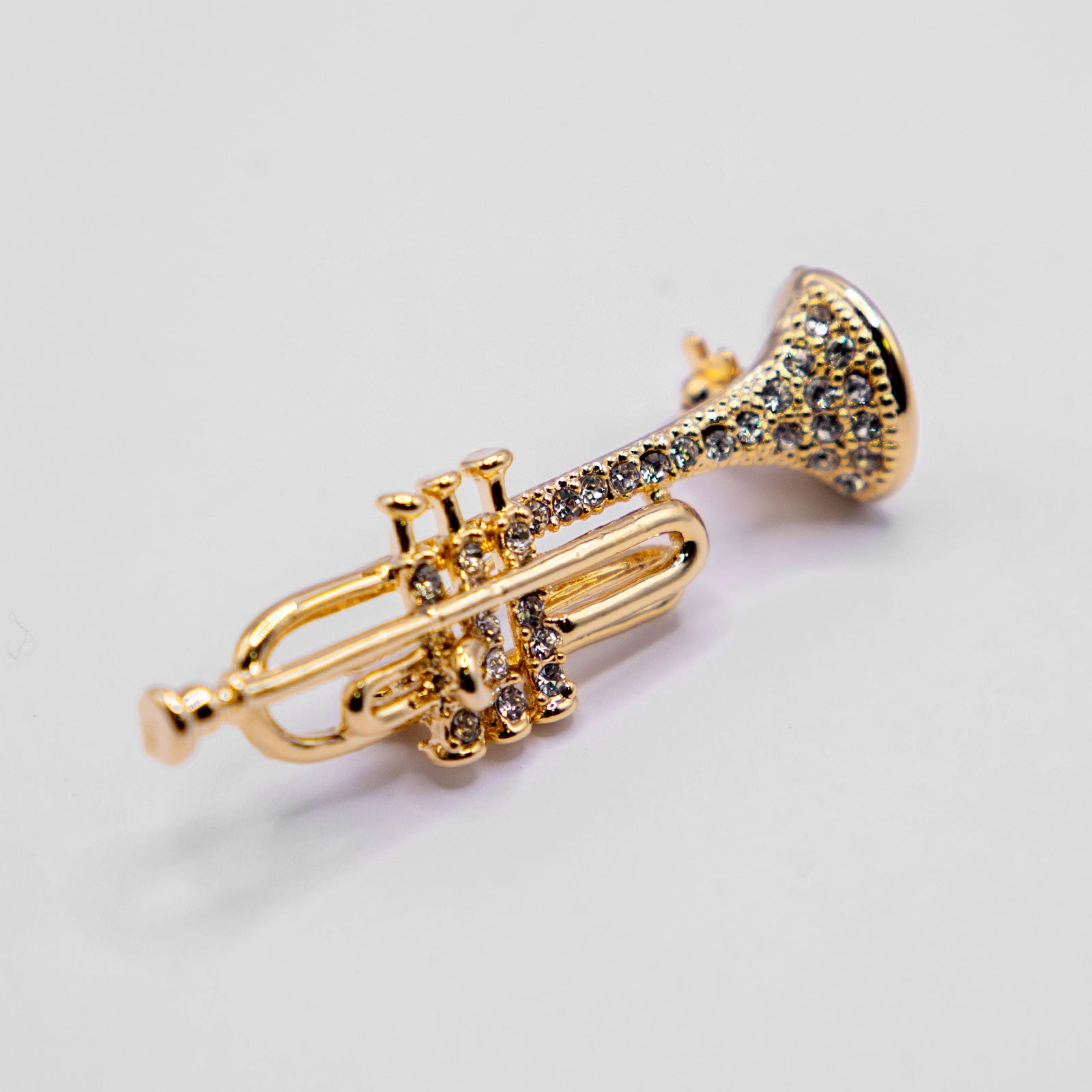 gargle/ガーグル　トランペット　ブローチ