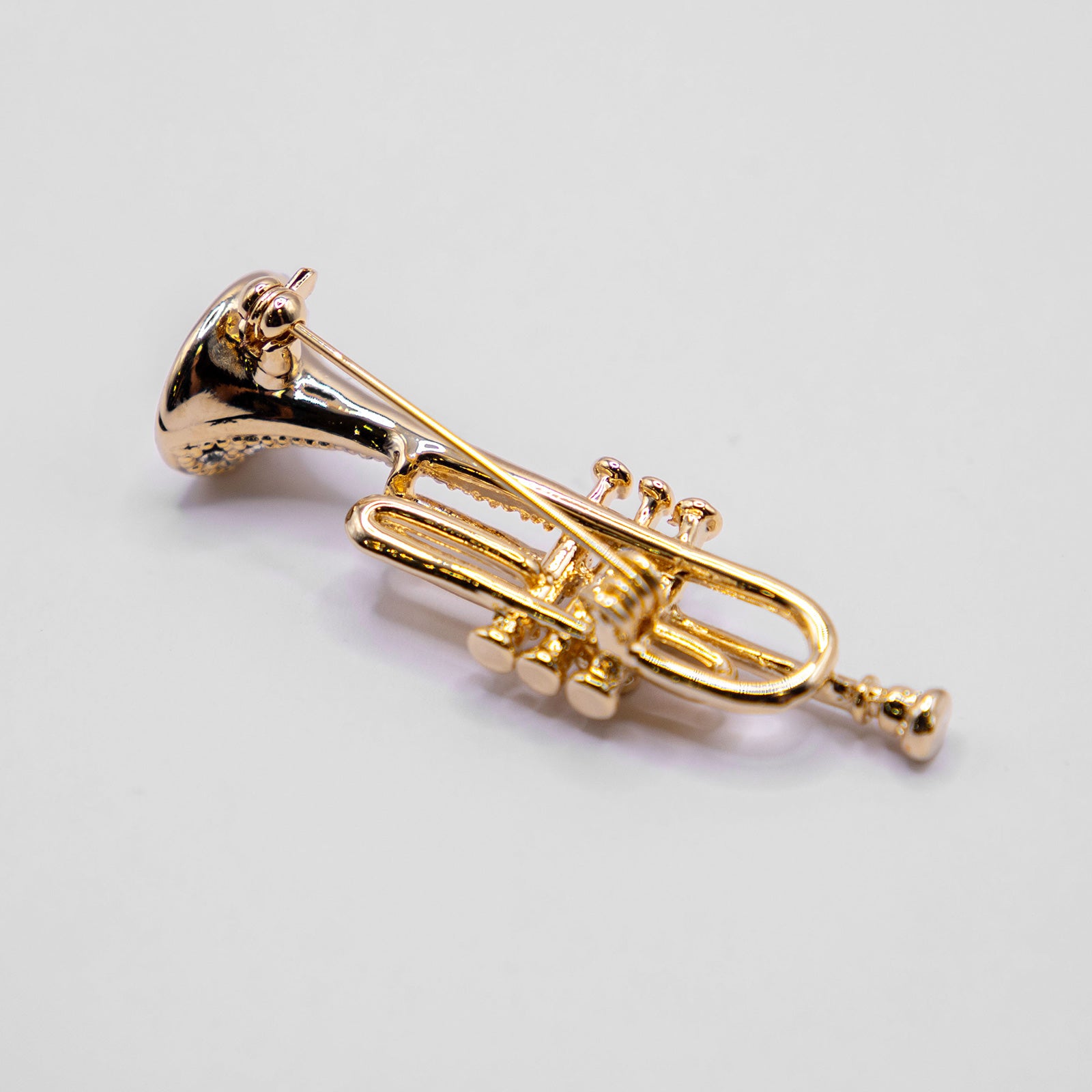 gargle/ガーグル　トランペット　ブローチ