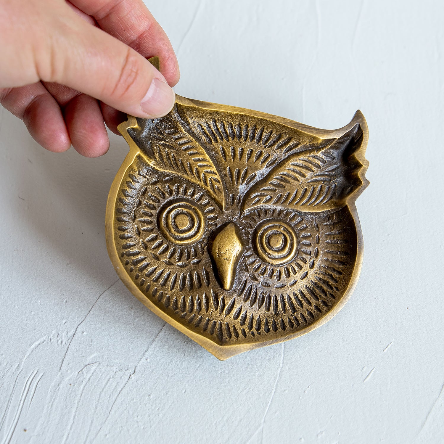 真鍮 フクロウ アクセサリートレイ – ニコノマニマニ雑貨店オンライン