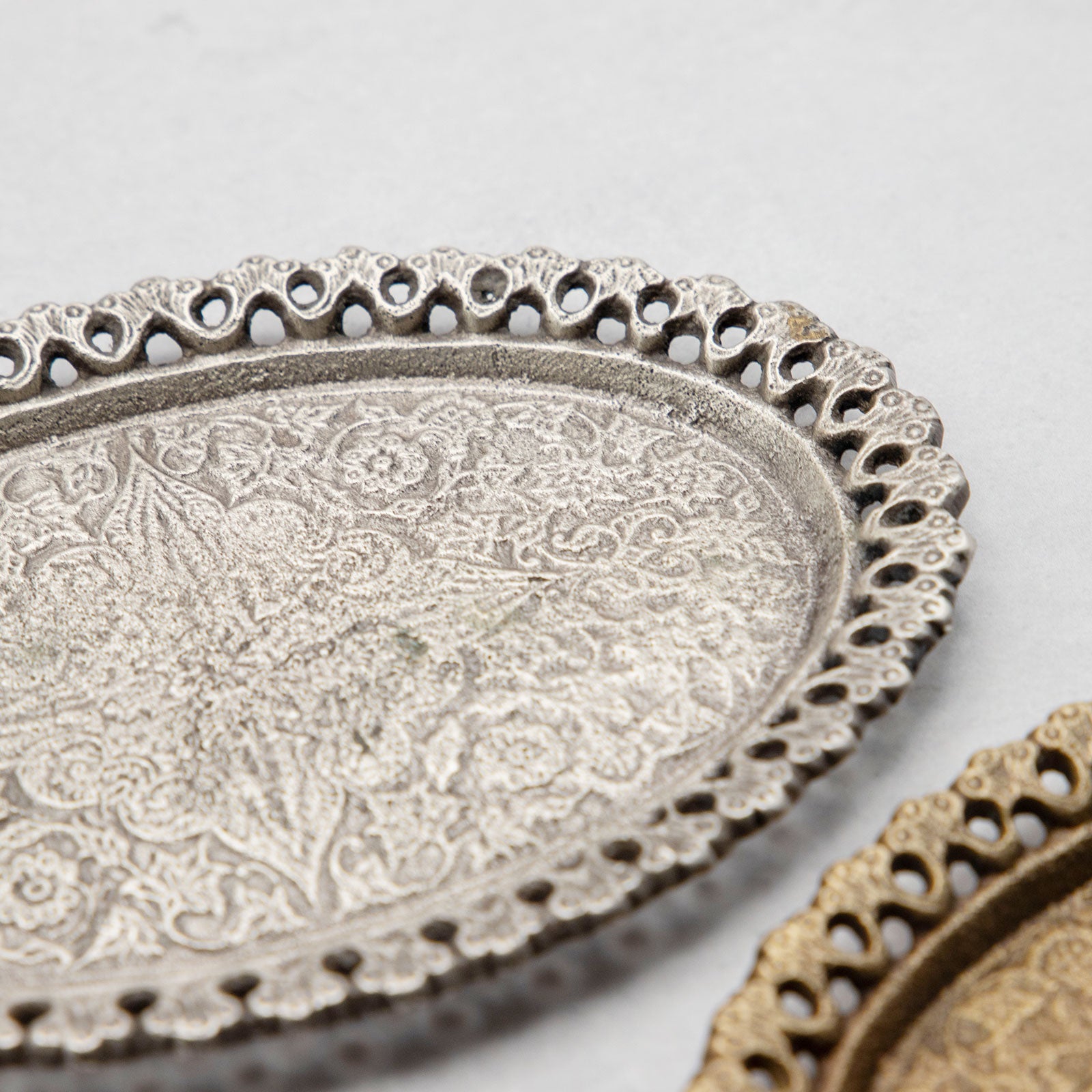 ブラスオーバルプレート