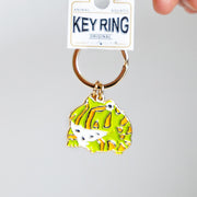 キーホルダー　アニマルキーリング ツノガエル