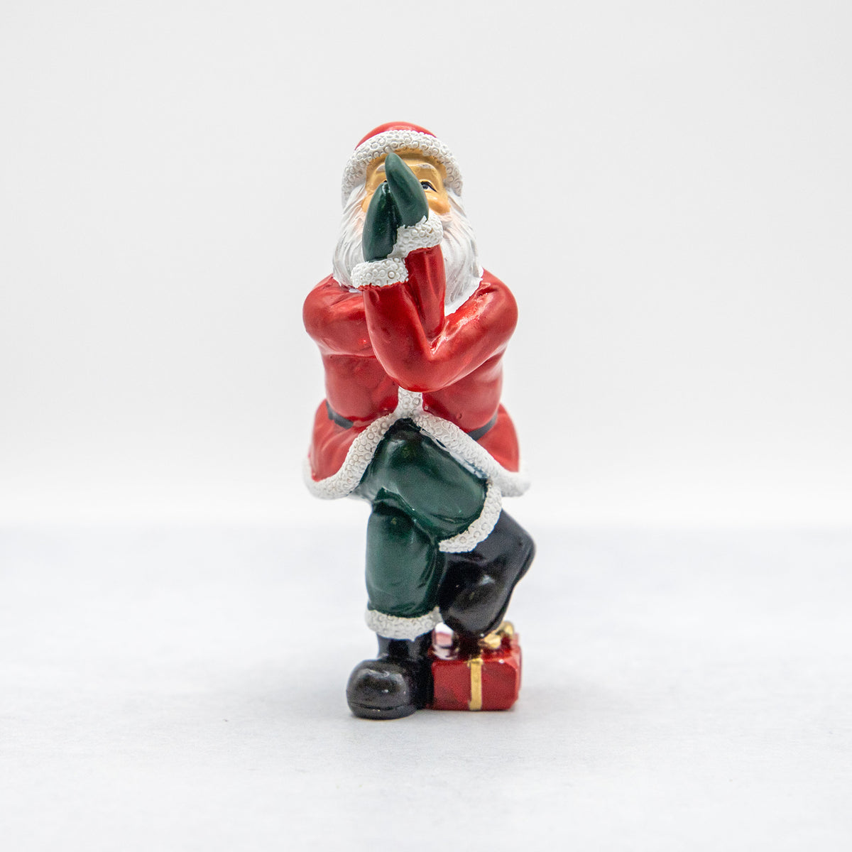 クリスマスドール　ヨガサンタ ワシのポーズ