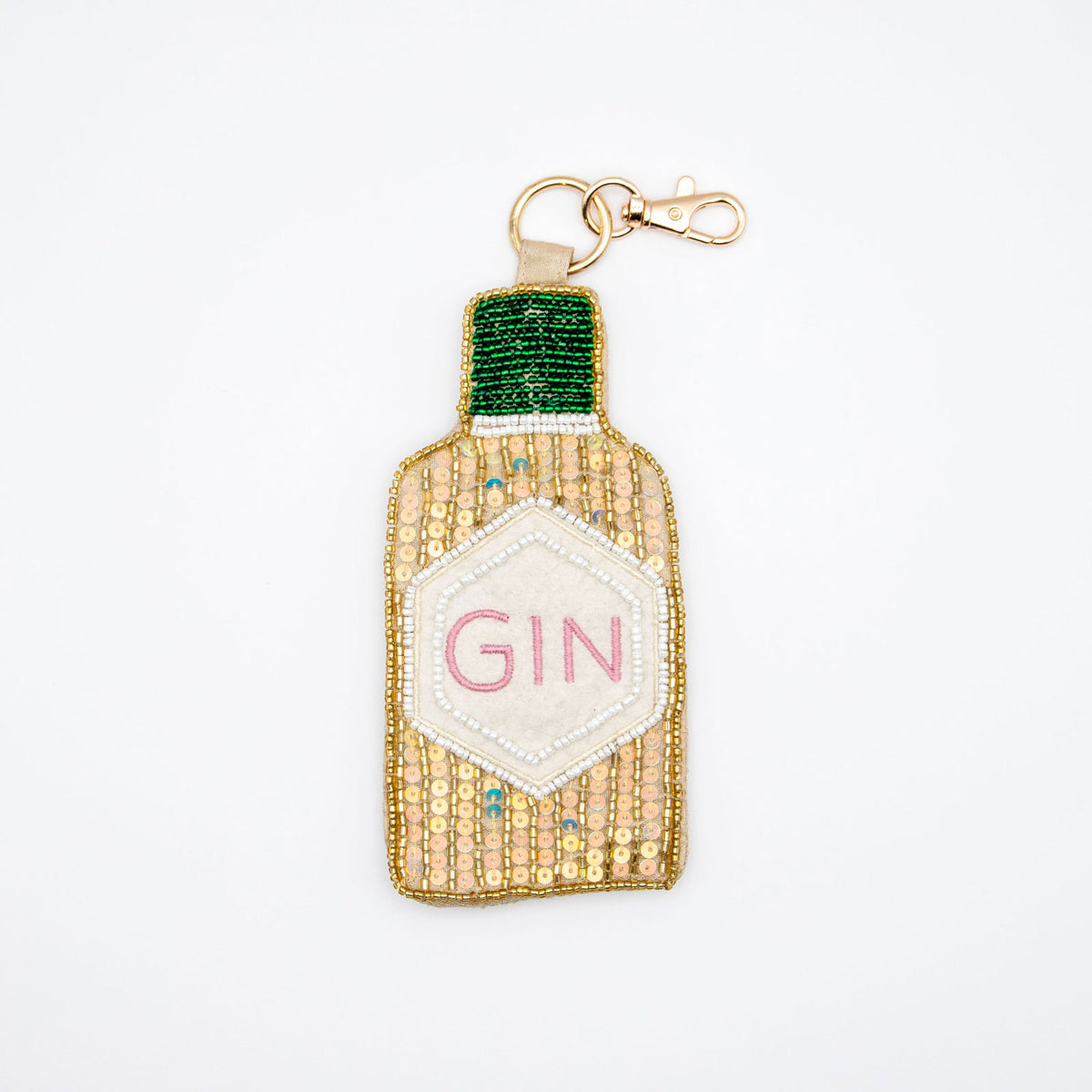 COTTAGE/コテージ　パーティー刺繍 キーポーチ GIN