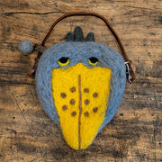 フェアトレード　羊毛フェルト ハシビロコウ ポーチ