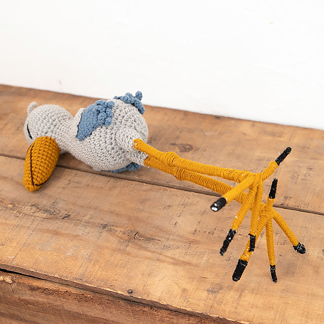 あみぐるみ　 ビッグ ハシビロコウ