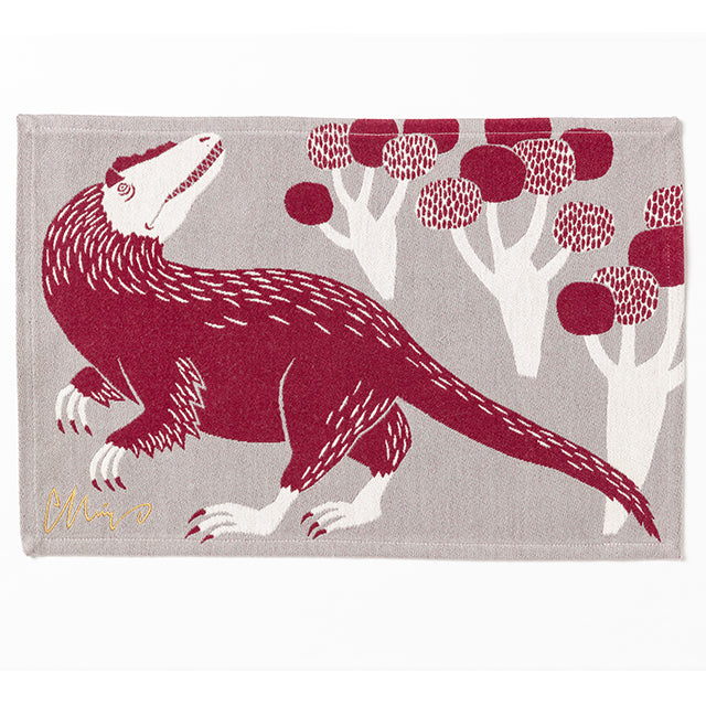 moritaMiW/モリタミウ　ランチョンマット あの地を歩く羽毛恐竜