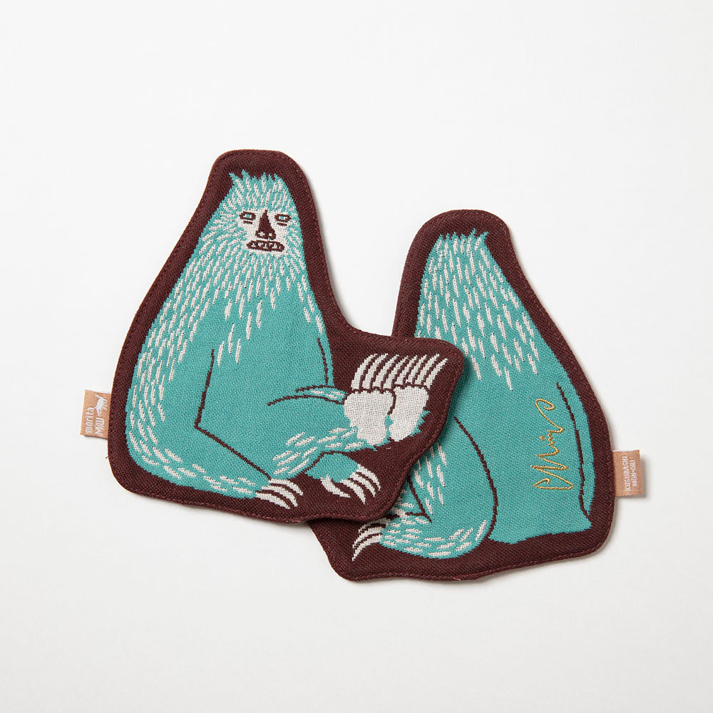 moritaMiW/モリタミウ　コースター 雪あそびイエティ