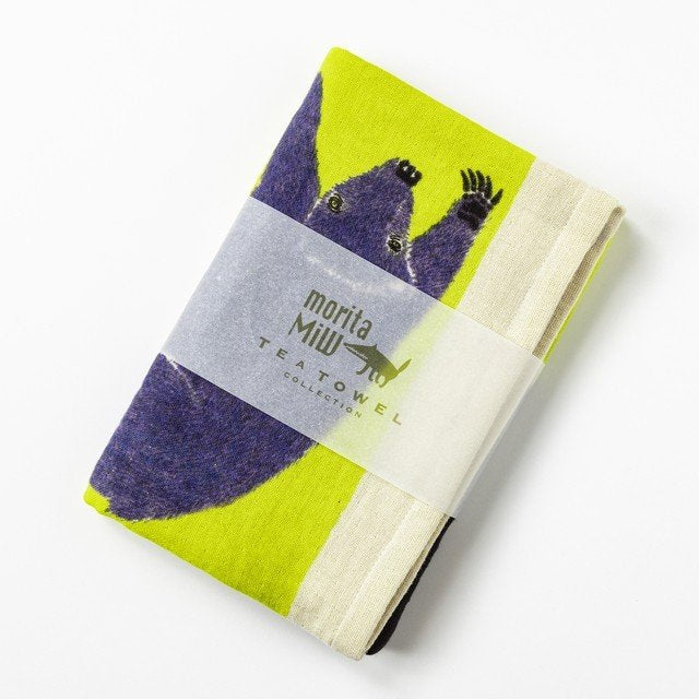 moritaMiW/モリタミウ　ティータオル クマ「檸檬みたいな月 」