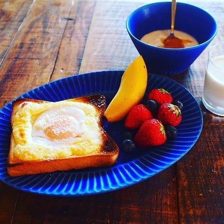 SAKUZAN/作山窯　Stripe オーバル ミニ 小皿