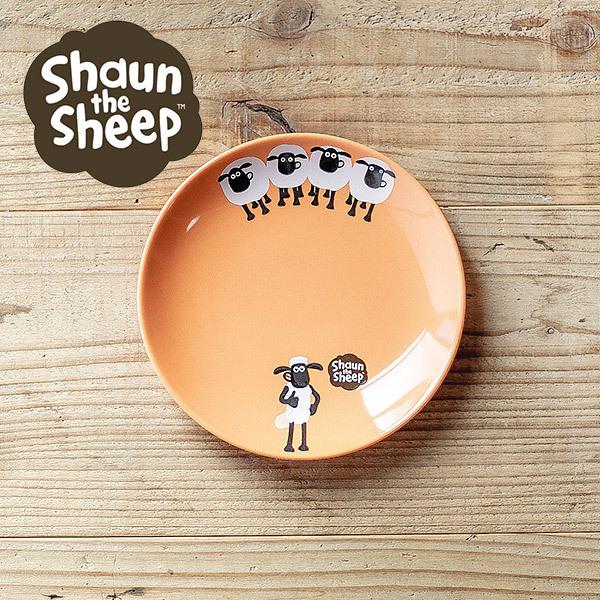 ひつじのショーン　プレート ショーンと仲間（オレンジ）