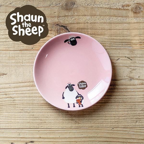 ひつじのショーン　プレート ティミー＆マミー（ピンク）