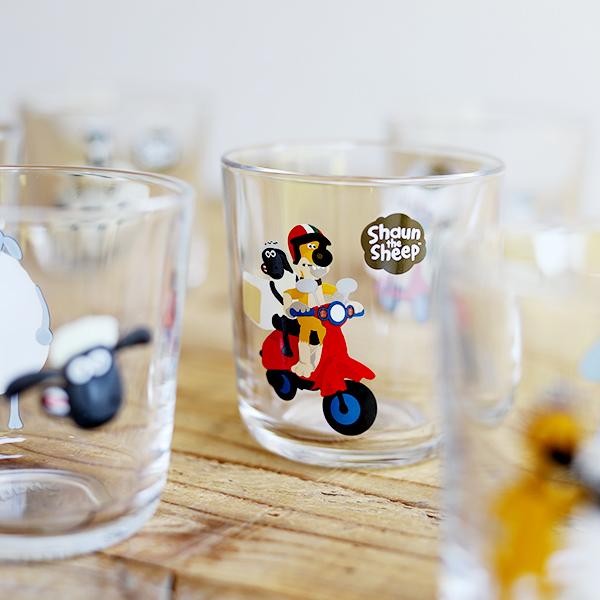 【19点】ひつじのショーン 食器 グラス マグカップ プレート ひつじのショーン グラス ティミー＆マミー – ニコノマニマニ雑貨店