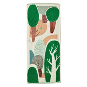 moritaMiW/モリタミウ　フェイスタオル 森のわが家 グリーン