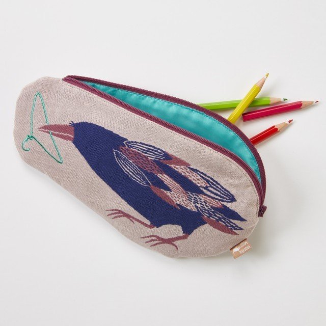 moritaMiW/モリタミウ　ポーチ カラスと針金ハンガー