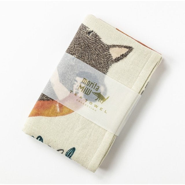 moritaMiW/モリタミウ　ティータオル オオカミ「いつもの奇蹟 」