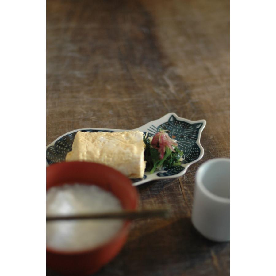 KATA KATA/カタカタ　倉敷意匠計画室　印判手 大皿 青猫