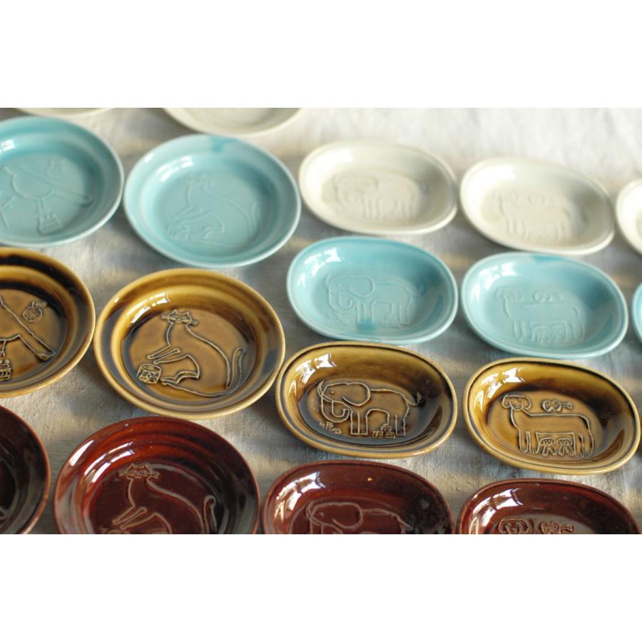 トラネコボンボン　ラウンド 豆皿 (トリ)