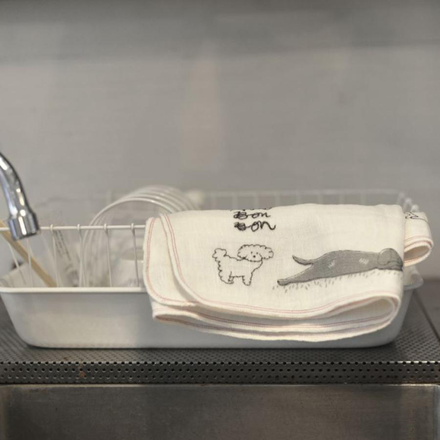 トラネコボンボン　リネンガーゼ 手ぬぐい