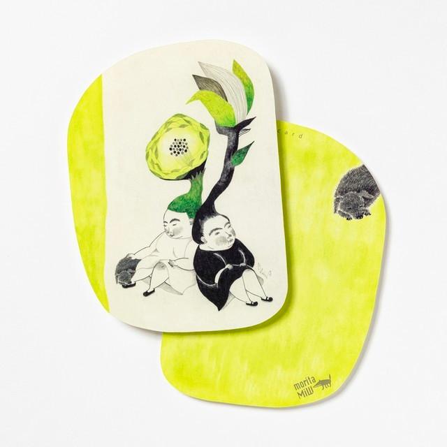 moritaMiW/モリタミウ　ポストカード 窓辺の球根