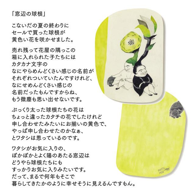 moritaMiW/モリタミウ　ポストカード 窓辺の球根