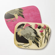 moritaMiW/モリタミウ　ポストカード 美しい色の鳥と美しい色の花