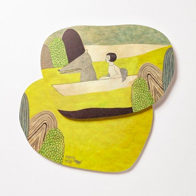 moritaMiW/モリタミウ　ポストカード 身をまかせてる