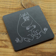 OPTO/オプト　ムーミン コミック柄 コースター Dancing black