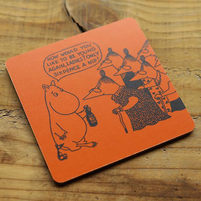 OPTO/オプト　ムーミン コミック柄 コースター Six pence