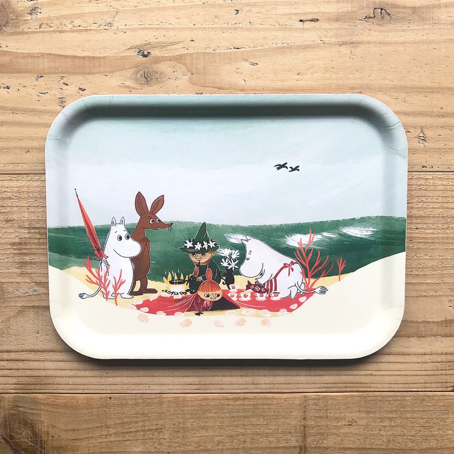OPTO/オプト Moomin　ムーミン トレイS ムーミン ビーチピクニック