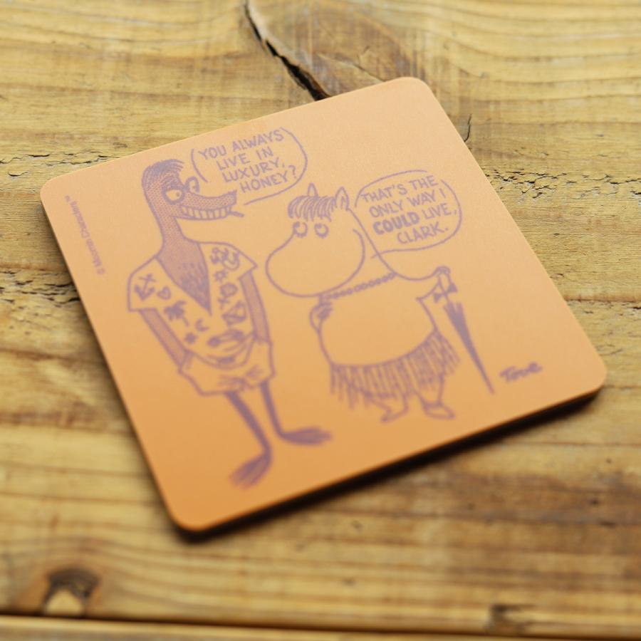 OPTO/オプト　ムーミン コミック柄 コースター Honey