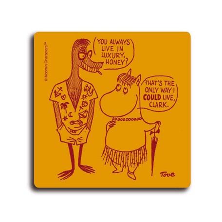 OPTO/オプト　ムーミン コミック柄 コースター Honey